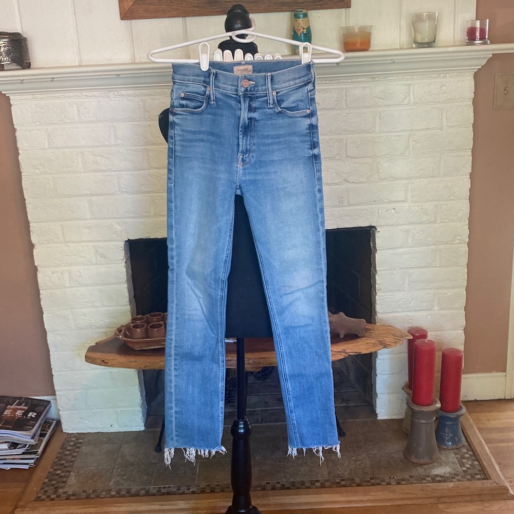 MOTHER Classic Blue Denim Jeans